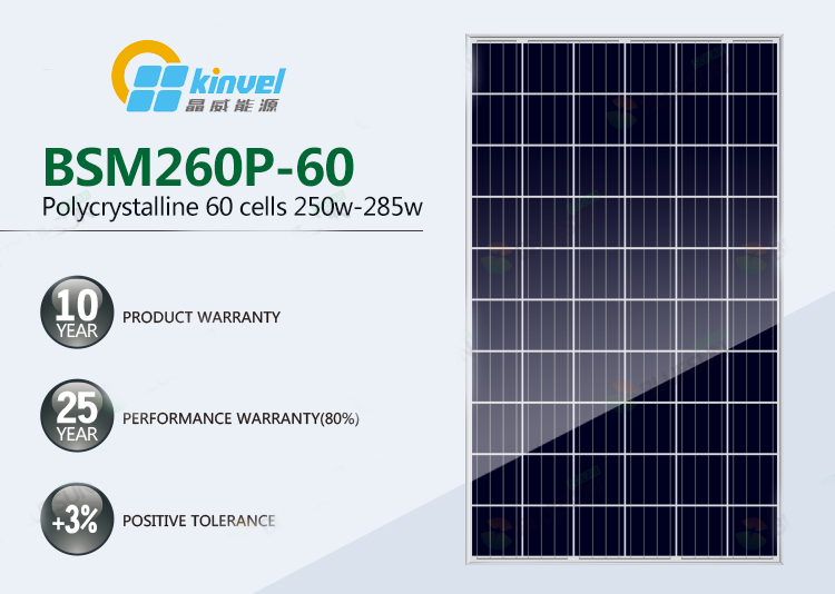 4BB 24V Poly 270w solar panel for home power system