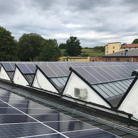 瑞典工厂142.56KW开网太阳能系统