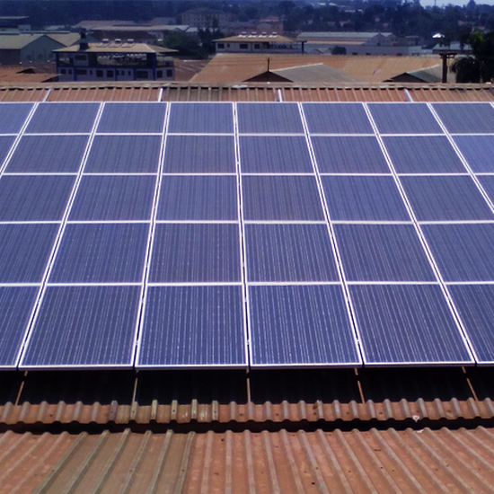 乌干达奥斯卡工业园的第一个并网屋顶光伏安装项目