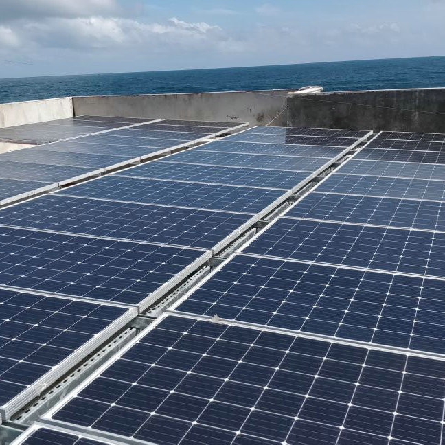 菲律宾20KW住宅用离网太阳能发电系统